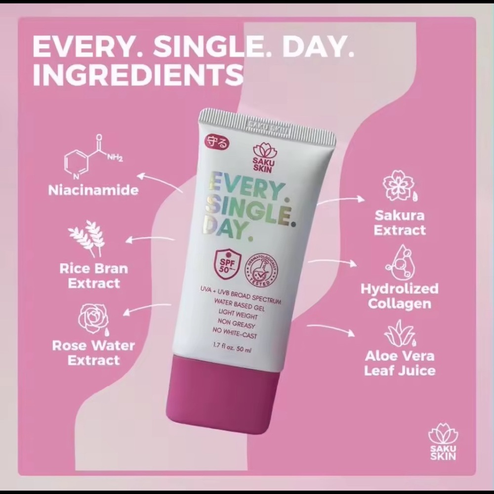 Saku Skin Every Single Day Sunscreen